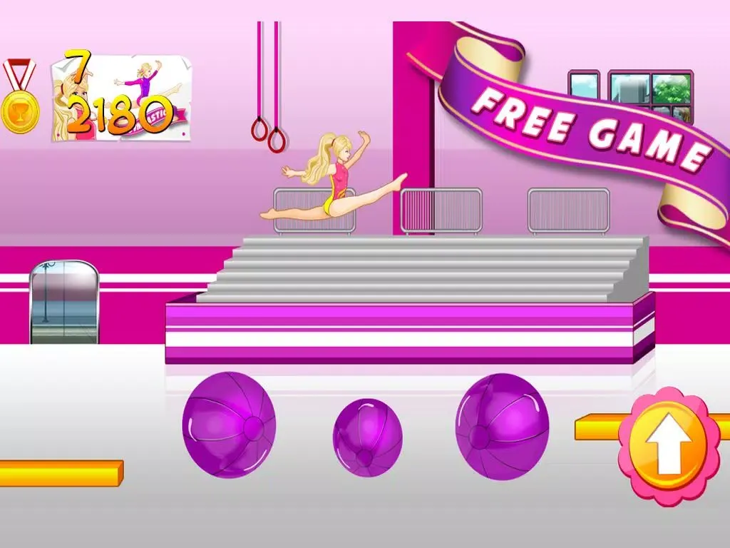 ภาพหน้าจอของ Amazing Princess Gymnastics