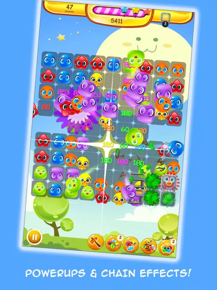 Скриншоты Sweet Shop Tower - Match 3 Jello iPad 