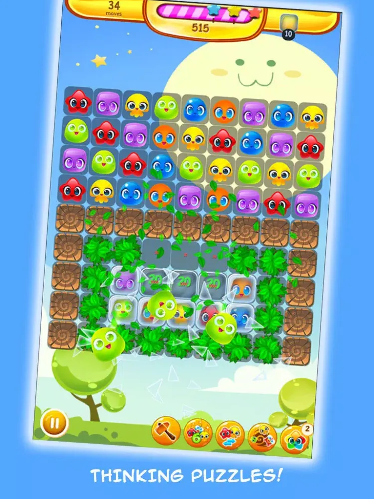 Скриншоты Sweet Shop Tower - Match 3 Jello iPad 