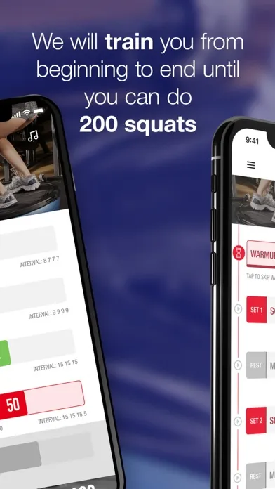 تصاویر 0-200 Squats Trainer Challenge