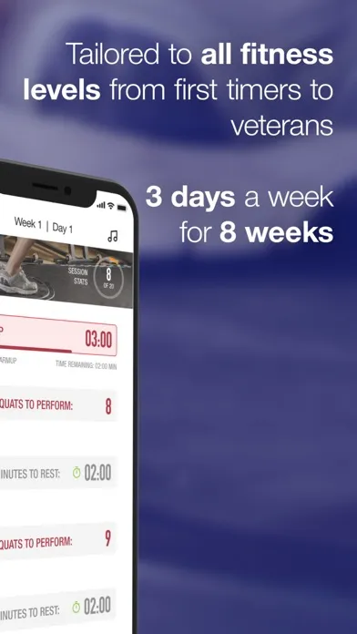 تصاویر 0-200 Squats Trainer Challenge