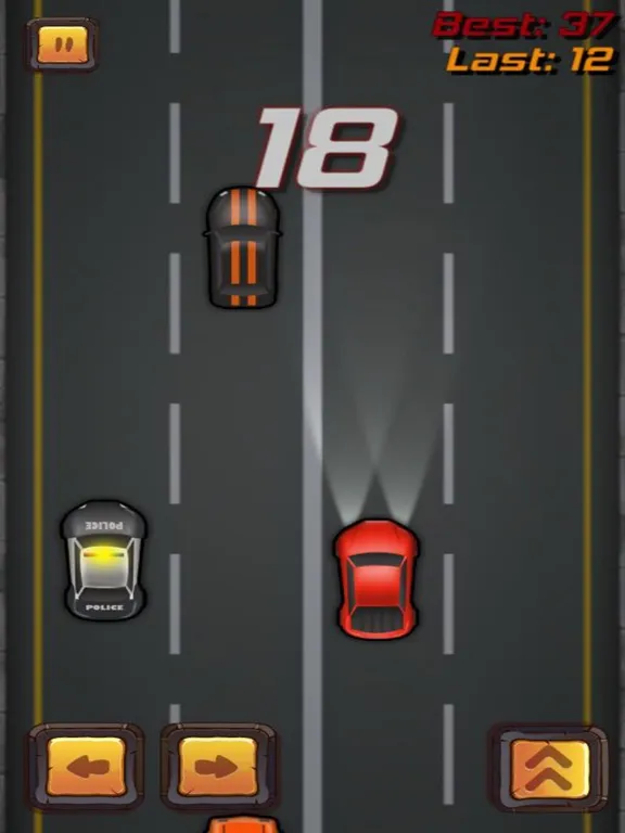 Скриншоты 2D Infinite Car Racing iPad 