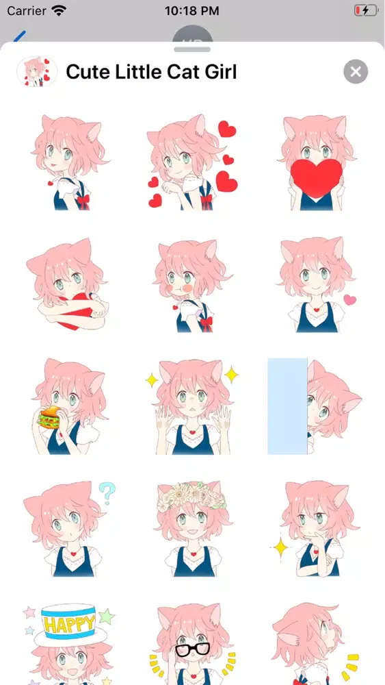 Cute Little Cat Girl 스크린샷