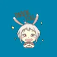 Little Bunny Girl stickers