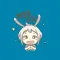 Little Bunny Girl stickers