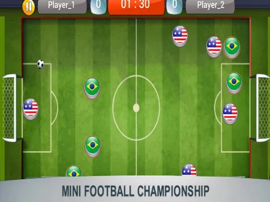 Mini Football Finger iPad  Screenshots