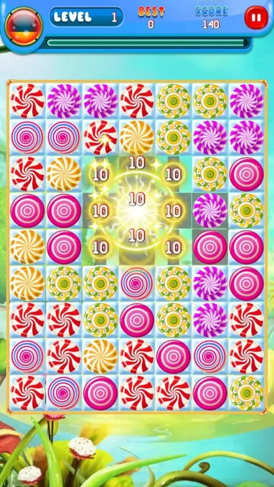 Tangkapan layar Super Sweet Candy Mania:Match3 Game