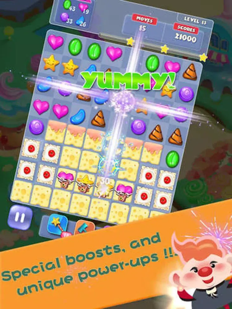 Chocolate Mania - 3 match burst puzzle game iPad  স্ক্রিনশট