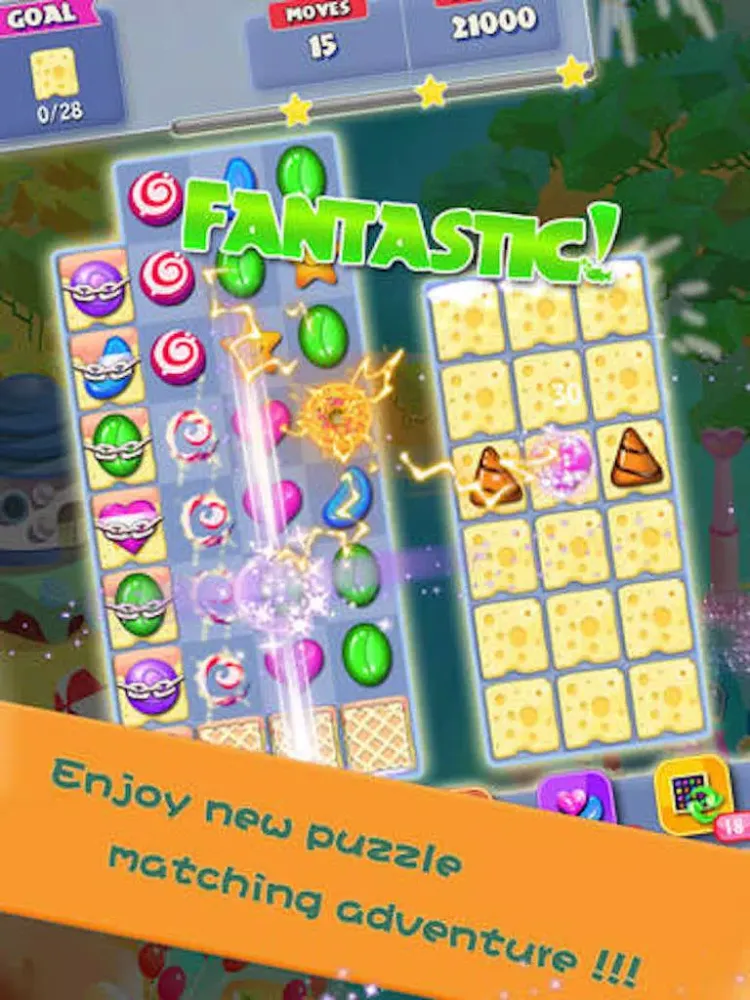 Chocolate Mania - 3 match burst puzzle game iPad  স্ক্রিনশট