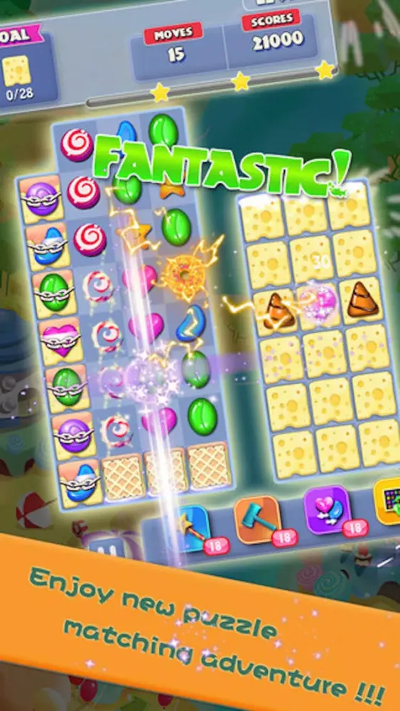 Chocolate Mania - 3 match burst puzzle game স্ক্রিনশট