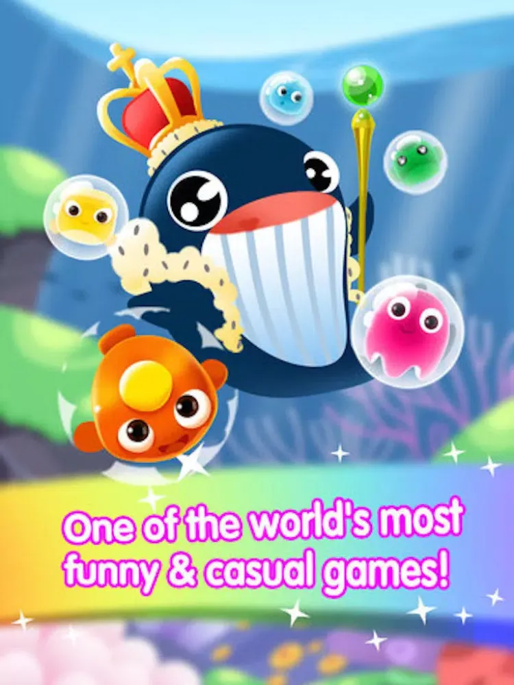 Bubble Adventure Mania - rescue the color fish iPad  Screenshots