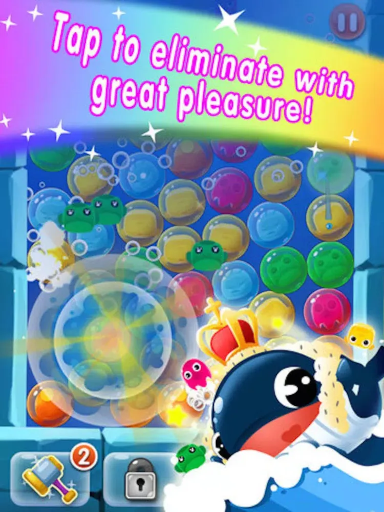 Bubble Adventure Mania - rescue the color fish iPad  Screenshots