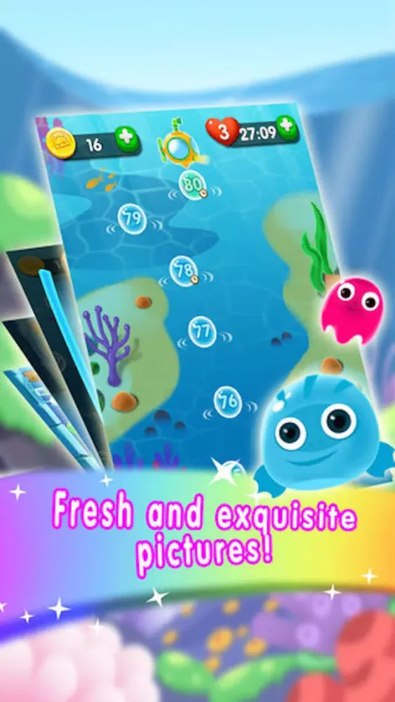 Bubble Adventure Mania - rescue the color fish Screenshots
