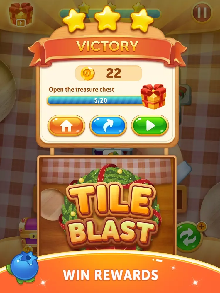 Tile blast - Fun Puzzle Game iPad  سکرین شاٹس