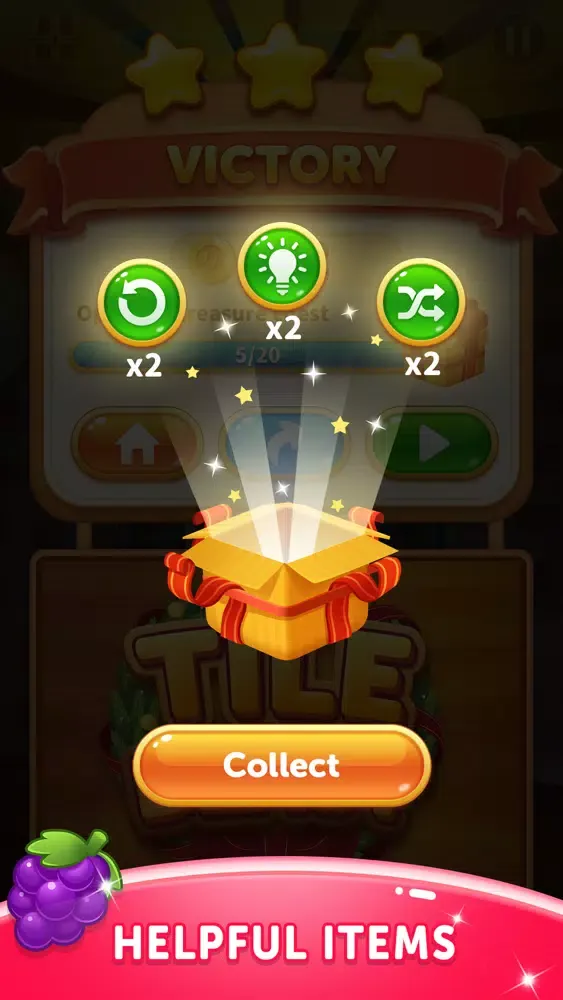 Tile blast - Fun Puzzle Game سکرین شاٹس