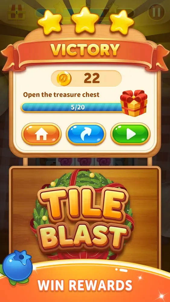 Tile blast - Fun Puzzle Game سکرین شاٹس