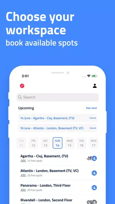 Zrzuty ekranu Company Space Planner