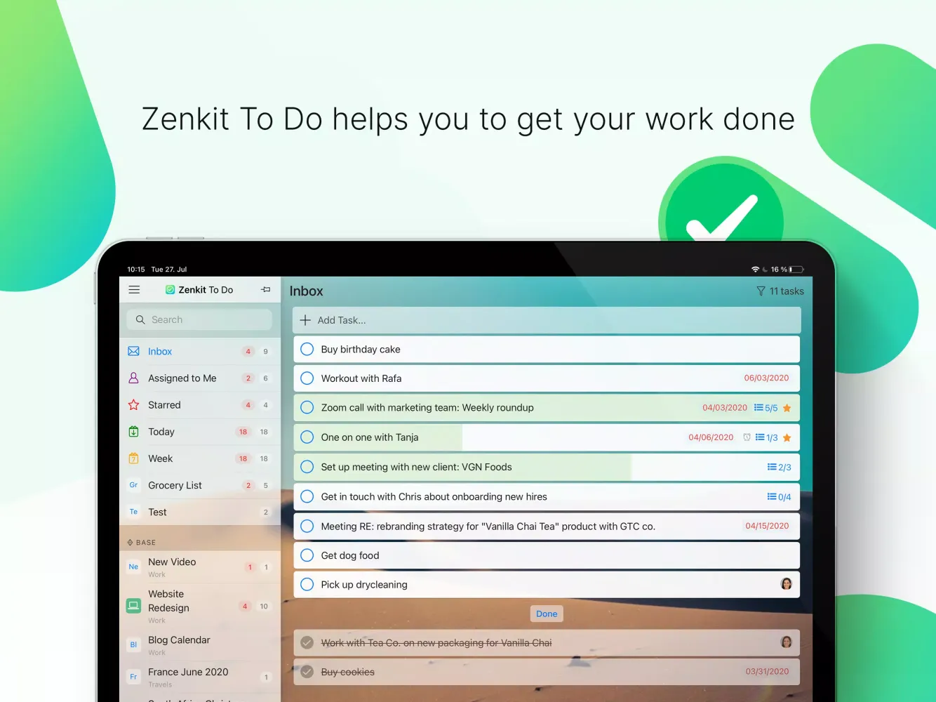 Zenkit To Do應用截圖