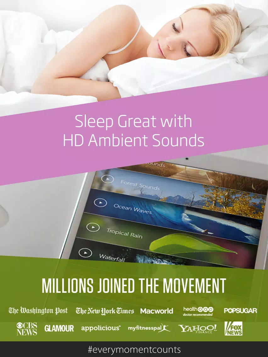 Ảnh chụp màn hình của Sleep Sounds Pro - Alarm Timer iPad 