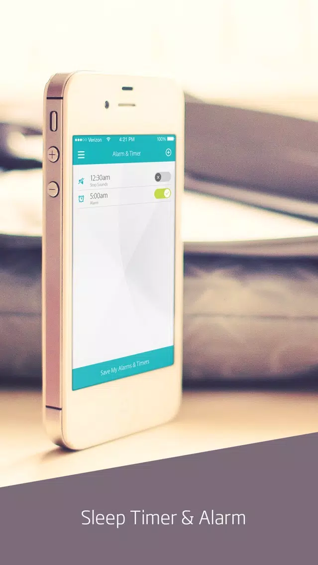 Ảnh chụp màn hình của Sleep Sounds Pro - Alarm Timer