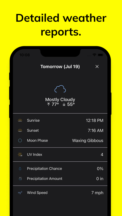 Screenshot di Meow Weather - Cat Forecast