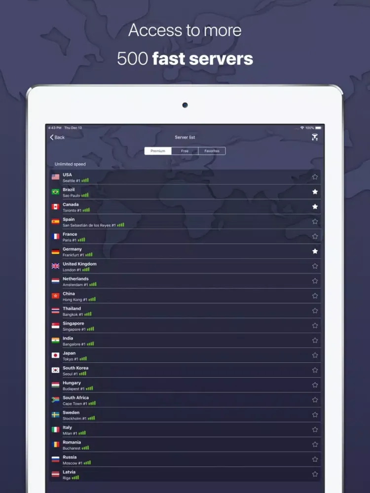 VPN Tunnel - Proxy VPN Master iPad  Ekran Görüntüleri