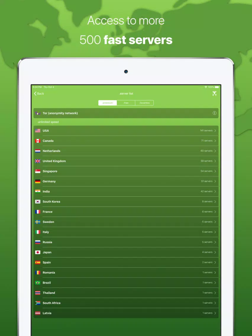 صور VPN Gate - Secure & Fast + Tor iPad 