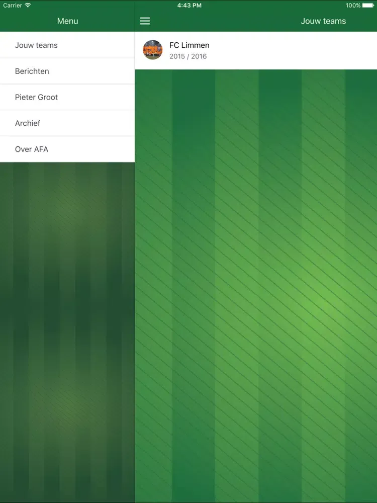 Amateur Football Assistant AFA iPad  Screenshots