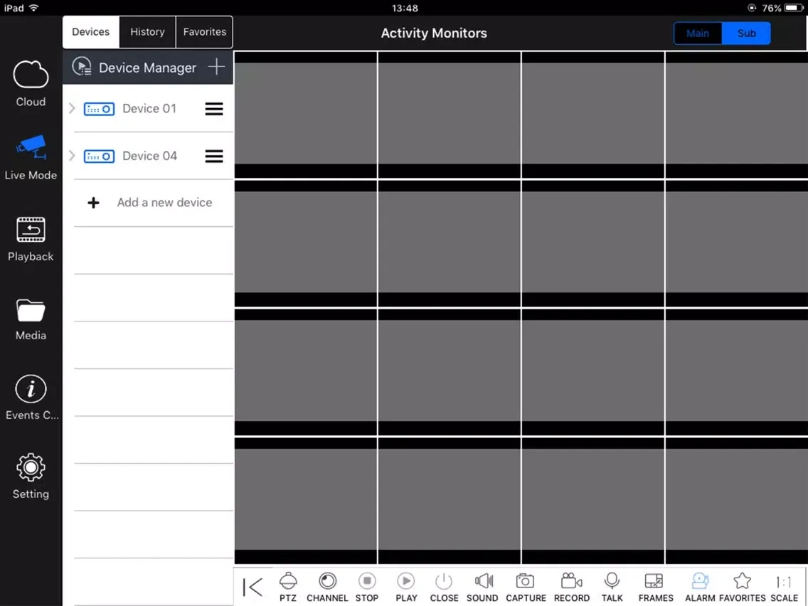 Tangkapan skrin iProView HD iPad 