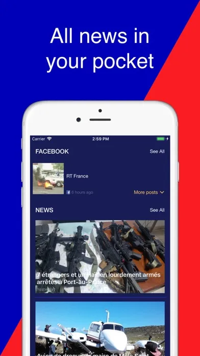 ภาพหน้าจอของ Televizyon Lakay App