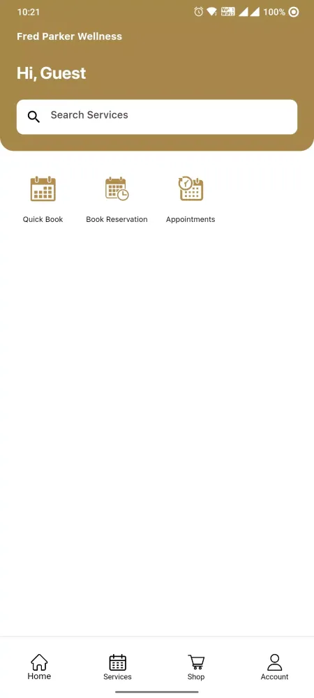 Capturas de pantalla de Fred Parker Wellness