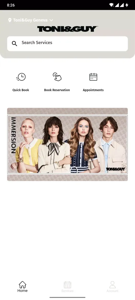 Ảnh chụp màn hình của TONI&GUY Geneva