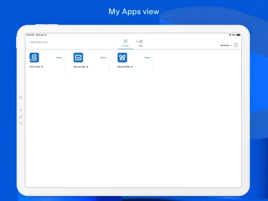 Citrix Secure Hub iPad 应用截图
