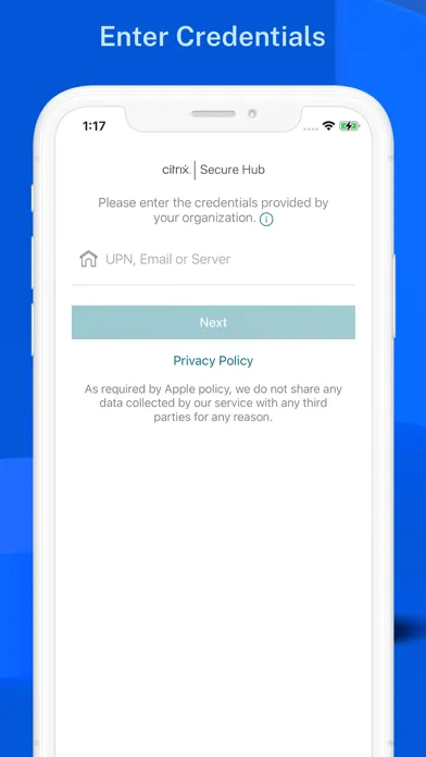 Citrix Secure Hub应用截图