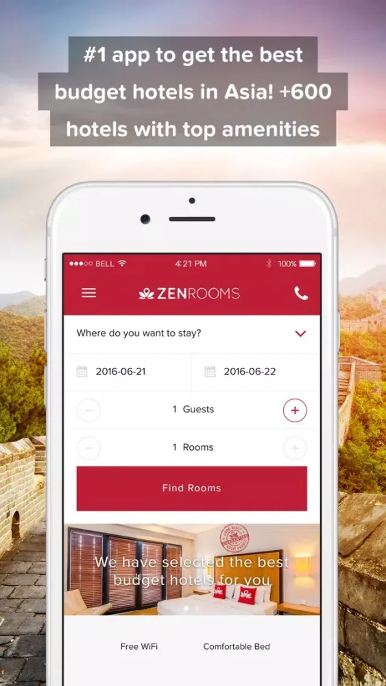 ภาพหน้าจอของ ZEN Rooms