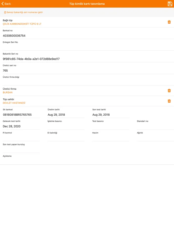 ZEN₂O Tüp Takip Sistemi iPad 스크린샷
