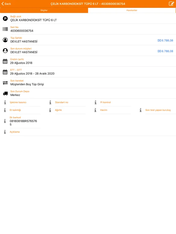ZEN₂O Tüp Takip Sistemi iPad 스크린샷