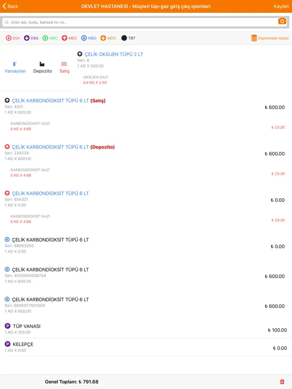 ZEN₂O Tüp Takip Sistemi iPad 스크린샷