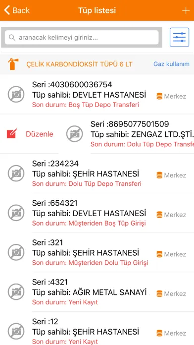 ZEN₂O Tüp Takip Sistemi 스크린샷