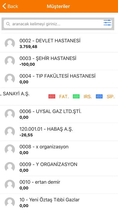 ZEN₂O Tüp Takip Sistemi 스크린샷