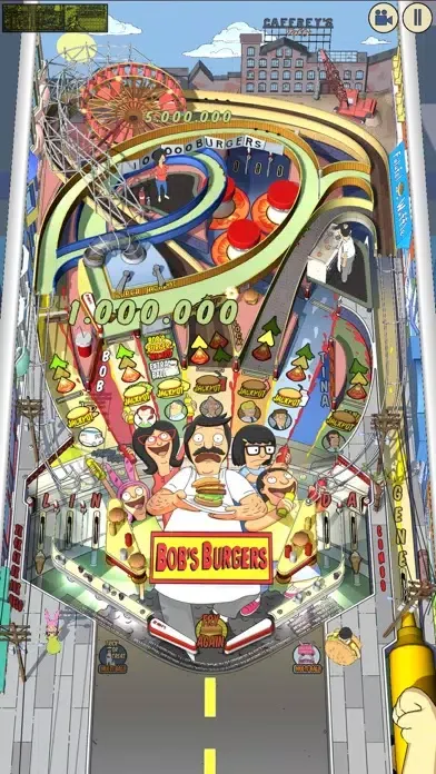 Tangkapan layar Bob's Burgers Pinball