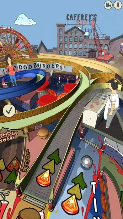 Tangkapan layar Bob's Burgers Pinball