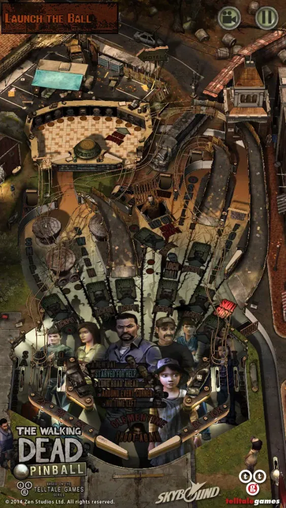 Capturas de tela do The Walking Dead Pinball