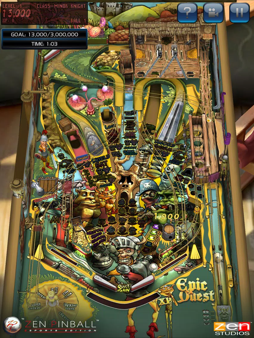 Tangkapan layar Zen Pinball – eSports Edition iPad 