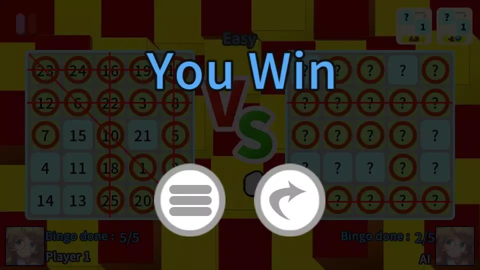 BINGO 1to25 Screenshots