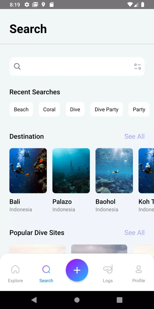 Скриншоты Dive Log by Zentacle