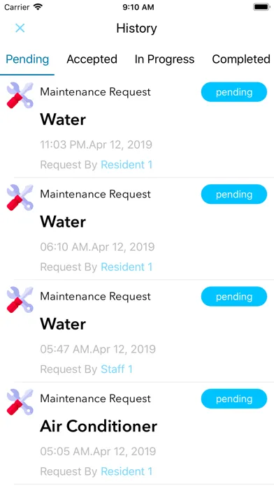 eStaff Screenshots