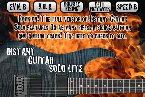 Captures d'écran de Instant Guitar Solo Lite