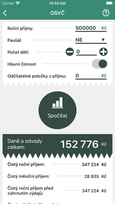 Finanční kalkulačky Ekran Görüntüleri