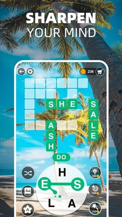 Capturas de tela do Zen Word Puzzle